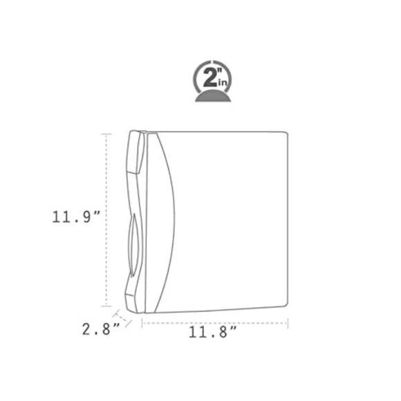 2-Inch Spine Binder with Soft Grip – Multiple Colors Available - BACK TO SCHOOL - Picture 2 of 5